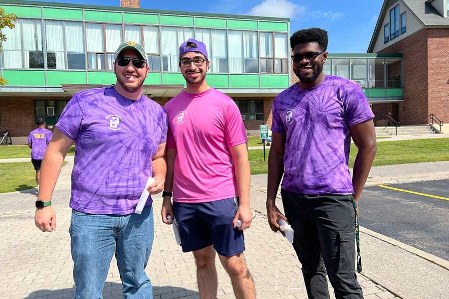 Students on campus for move-in weekend